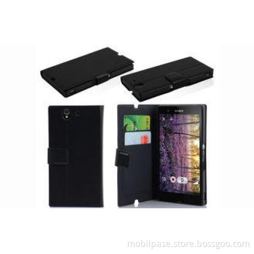 Eco Friendly Mobile Phone Leather Case For Sony Xperia Z L3